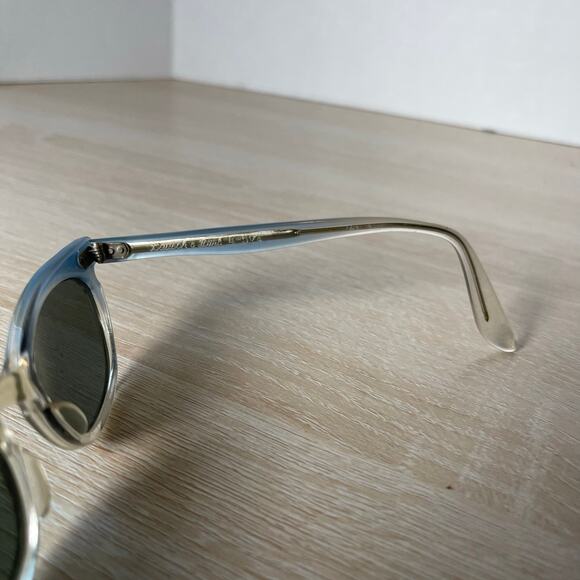 Vintage Bausch and Lomb 4-5 1/4 Youth Sunglasses Cat Eye Blue B&L 42-18 - Picture 10 of 13